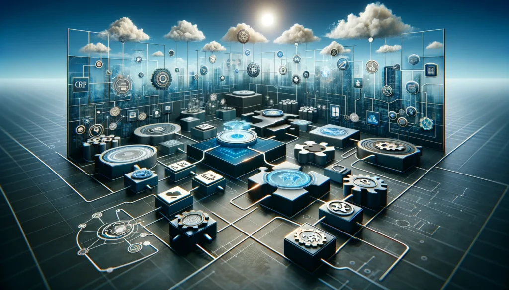 04Integracja systemów i aplikacjiW miarę rosnącej złożoności środowisk IT, firmy często zmagają się z integracją różnych systemów i aplikacji. Nasze rozwiązania są projektowane z myślą o maksymalnej kompatybilności i integracji, co pozwala na płynne współdziałanie różnych technologii i usprawnienie przepływu pracy.